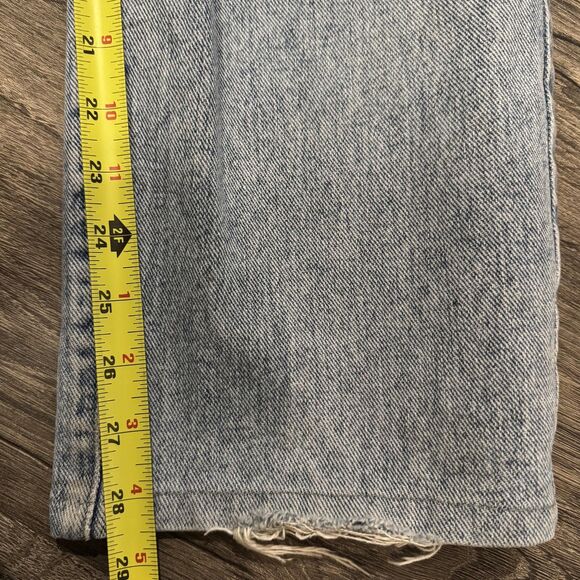 Vintage Guess Jeans Mens 36x28 Blue Denim 90s Made in USA Straight Zip Up Pants - Picture 7 of 11